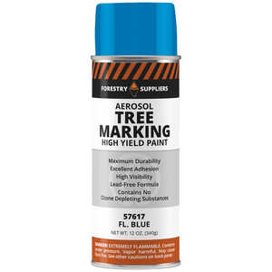 Forestry Suppliers Aerosol Tree Marking Paint, 12 oz., Flo. Blue