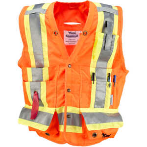 Viking® Class 2 Surveyor Safety Vest
<br /><h5>ANSI/ISEA 107-2010 Class 2, Level 2 Compliant</h5>