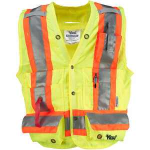 Large, Lime Viking Class 2 Surveyor Safety Vest