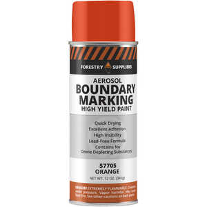 Forestry Suppliers Aerosol Orange Boundary Paint