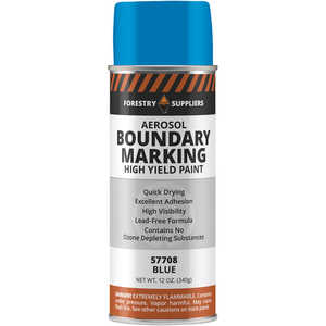 Forestry Suppliers Aerosol Blue Boundary Paint