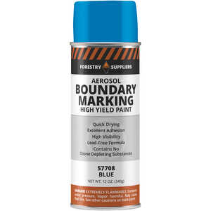 Forestry Suppliers Aerosol Blue Boundary Paint