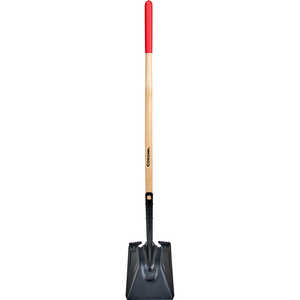 Corona Boron Steel Square Point Shovel, 14 Gauge Steel, Hardwood Handle