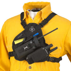 Coaxsher RP-1 Scout Radio Chest Harness, Black