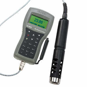 Hanna Instruments Model 9829 pH/ORP/EC/DO/Turbidity Meter with Autonomous Logging and GPS, 10m Cable