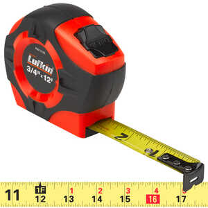 Lufkin HI-VIZ Tape, 12´L x 3/4˝W English