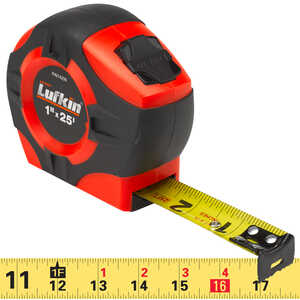 Lufkin HI-VIZ Tape, 25´L x 1˝W English