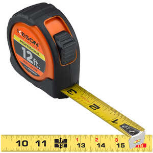 Keson Professional Series Hi-Vis Measuring Tape Model PGPRO1812V