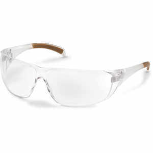 Carhartt Billings Safety Glasses, Clear Anti-Fog Lens, Clear Temples
