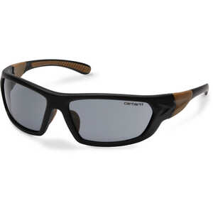 Gray Anti-Fog Lens, Black/Tan Frame, Carhartt Carbondale Safety Glasses