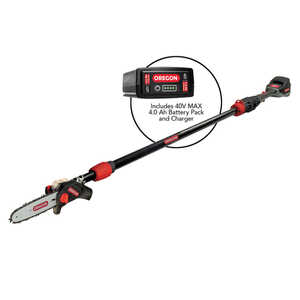 Oregon PowerNow PS250 40V Cordless Pole Saw Kit with 4.0 Ah Battery Pack