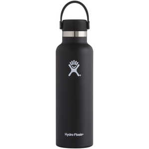 Hydro Flask Insulated Bottle, 21 oz. Standard Mouth, Black