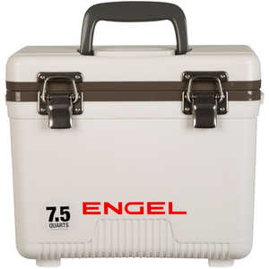 Engel UC7 Dry Box/Cooler, 7.5 Qt., White