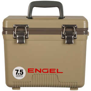 Engel UC7T Dry Box/Cooler, 7.5 Qt., Tan