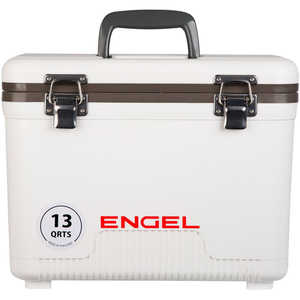 Engel UC13 Dry Box/Cooler, 13 Qt., White