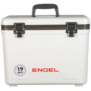 Engel UC19 Dry Box/Cooler, 19 Qt., White