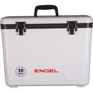 Engel UC30 Dry Box/Cooler, 30 Qt., White