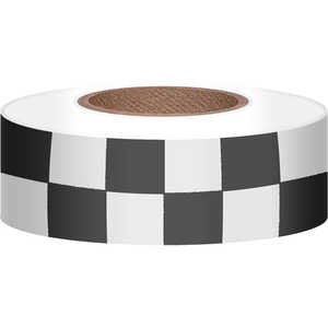 Checkered White/Black Flagging, 300'