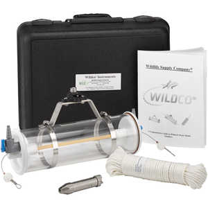 Wildco Beta Horizontal Acrylic Water Sample Bottle Kit