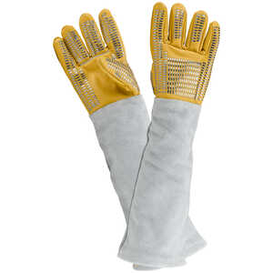 Vet-Pro <em>Magnum</em> Leather/Kevlar Animal and Reptile Handling Gloves, 22˝