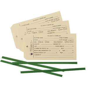 Forestry Suppliers Deer Data Tags, Pack of 50