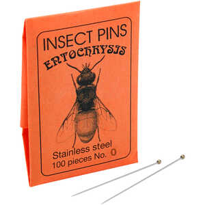 Stainless Steel Insect Pins, Size 0, Box of 100