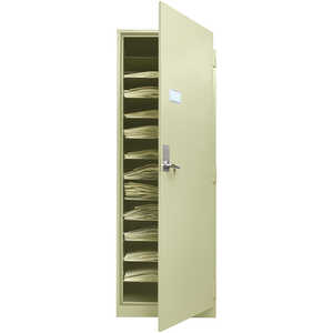 Herbarium Full-Size Specimen Cabinet, Right Opening, Almond