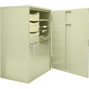 Herbarium Half-Size Specimen Cabinet, Right Opening, Almond