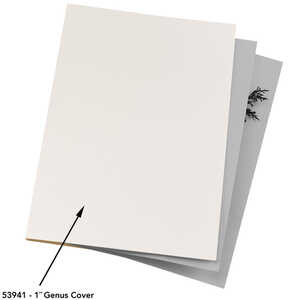 Genus Cover, Double Scored, Plain - 1˝ spine