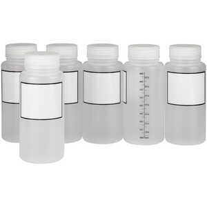 Dynalab 1000mL Graduated Write-On Bottles, Pkg. of 6