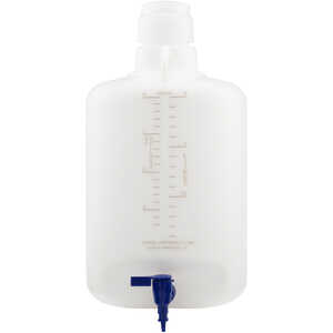 United Scientific Supplies UniStore HDPE Carboy with Spigot, 20L/5.28 Gal.