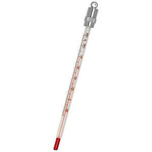 Weksler 6-1/2” Pocket Case Thermometer, Red Liquid