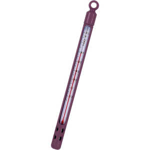 6-1/4” Pocket Case Thermometer, Red Liquid Thermometer