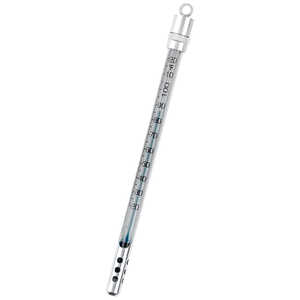 6-3/4” Metal Armor Case Pocket Thermometer, 20°F to 120°F, Green Liquid