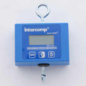 Intercomp CS200 Digital Hanging Scale, 100 lb./50 kg Capacity