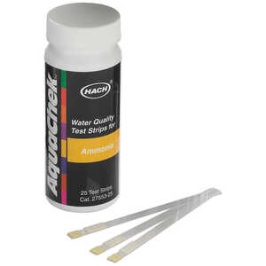 Hach Ammonia (Nitrogen) Test Strips, 25 Strips