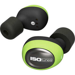 ISOtunes FREE 2.0 Noise Isolating Bluetooth Wireless Earbuds, ISOtunes Green