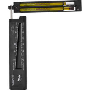 Taylor Sling Pocket Psychrometer, 20°F to 120°F in 1° divisions, Red liquid