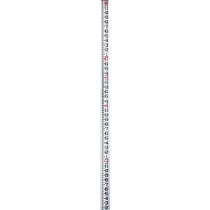 Sokkia SK Oval-Shaped Telescoping Leveling Rod, 18’ in feet/inches