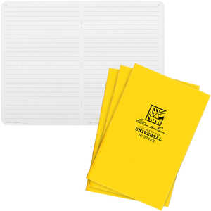 No. 371FX - Universal, Yellow Cover, Rite in the Rain Notebook, Pack of 3