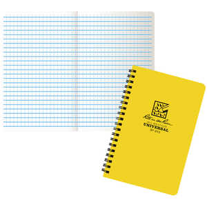 No. 373 – Universal, Yellow Cover, Rite in the Rain Spiral Notebook