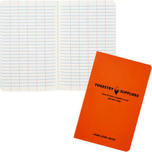 Forestry Suppliers Level Book, Perfect Bound, 32 Leaves, 4-5/8” x 7-1/4”
