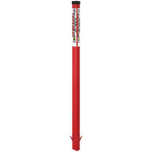 Trident Solutions TriView Marking Post, 66˝ Caution Underground Electric, Red