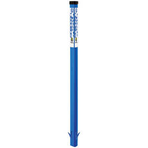 Trident Solutions TriView Marking Post, 66˝ Caution Water Line, Blue