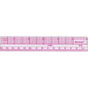 Westcott Model B-55 6” Ruler, English/Metric