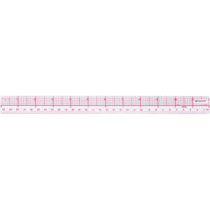 Westcott Model B-65 12” Ruler, English/Metric