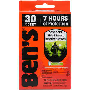 Ben’s 30 Tick and Insect Repellent Wipes