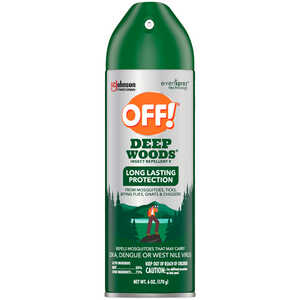OFF! Deep Woods Insect Repellent, 6 oz. Aerosol, 25% DEET