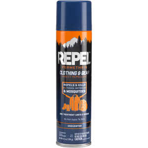 Repel Permethrin Clothing and Gear Insect Repellent, 6.5 oz. Aerosol