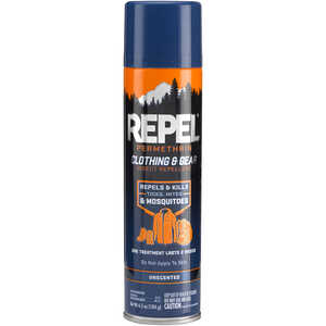 Repel Permethrin Clothing and Gear Insect Repellent, 6.5 oz. Aerosol